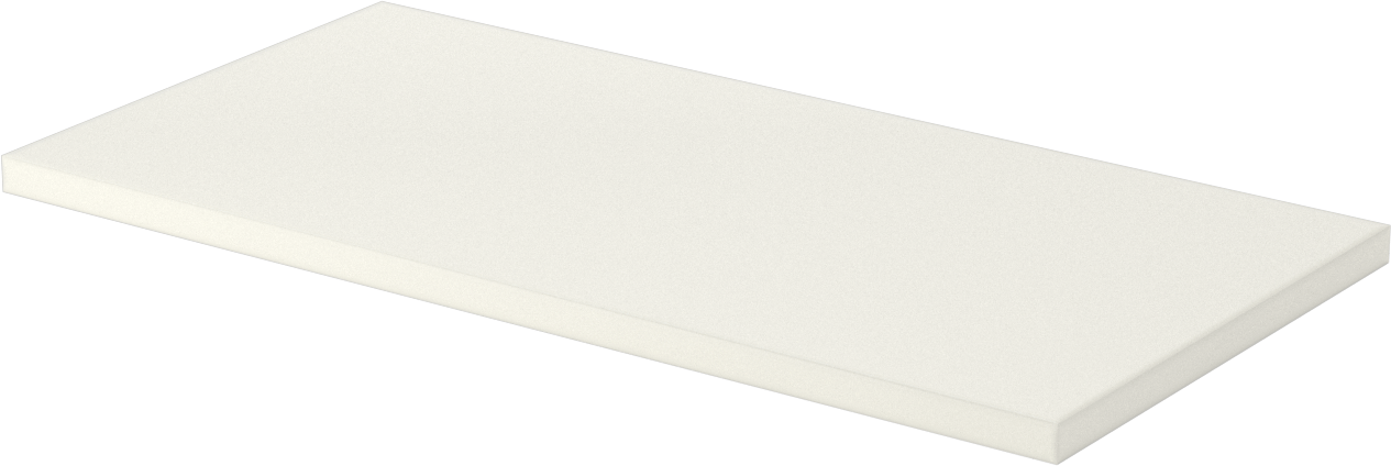 Ekstra Yüksek Sıcaklık Cam-Mika Seramik, Kolay İşlenebilir, 6“ x 12” Levha, 3/8" Kalınlık