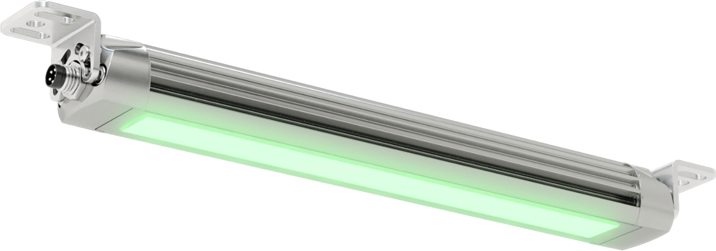 Renk Değiştiren Şerit Makinesi Işığı, Io Link ile, 8-1/8" Toplam Uzunluk
