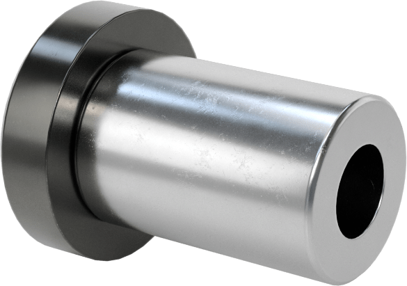 Başlıklı Presle Takılan Matkap Burcu, 0.125" ID, 1/4" OD, 3/8" Uzunluk