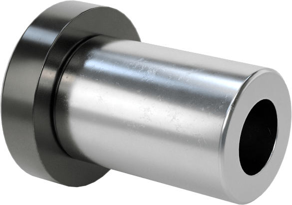 Başlıklı Presle Takılan Matkap Burcu, 0.1406" ID, 1/4" OD, 3/8" Uzunluk