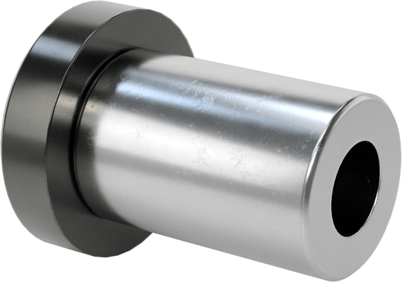 Başlıklı Presle Takılan Matkap Burcu, 0.1285" ID, 1/4" OD, 3/8" Uzunluk