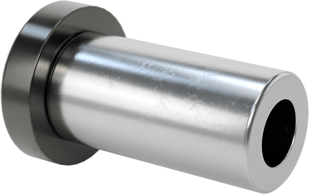 Başlıklı Presle Takılan Matkap Burcu, 0.1406" ID, 1/4" OD, 1/2" Uzunluk