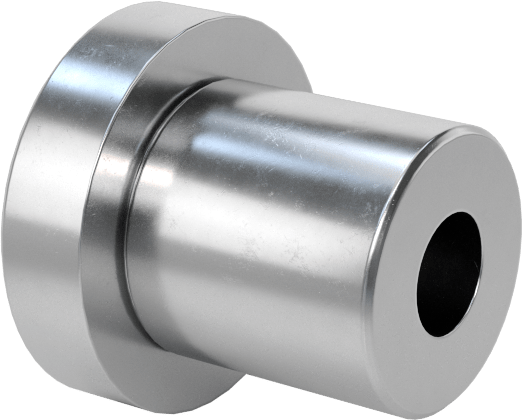Başlıklı Presle Takılan Matkap Burcu, 0.1065" ID, 1/4" OD, 1/4" Uzunluk