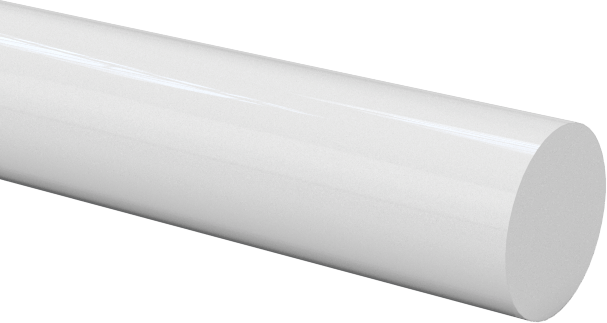 Kimyasallara Dayanıklı Kaygan PTFE Çubuk, 0,039 inç Çap, 100 Fit Uzunluk