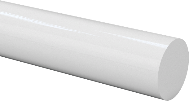 Kimyasallara Dayanıklı Kaygan PTFE Çubuk, 0,05 inç Çap, 100 Fit Uzunluk