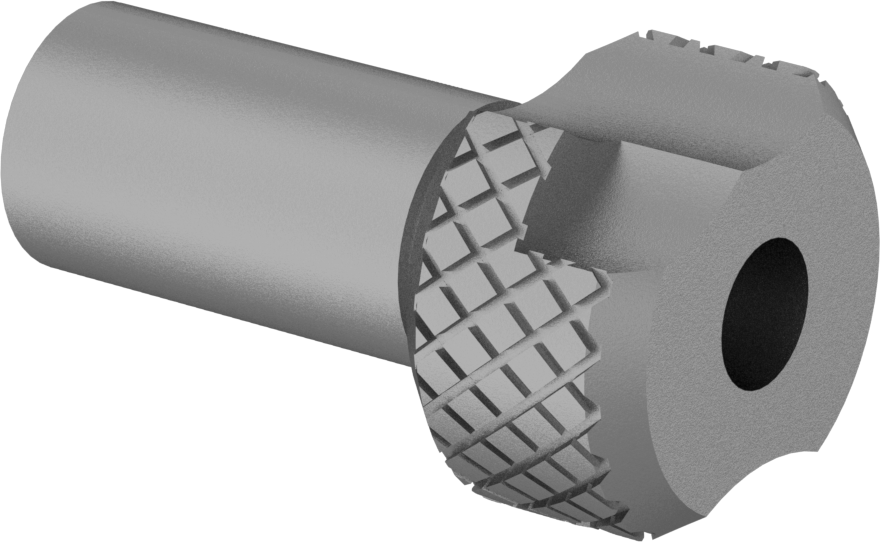 Çıkarılabilir Matkap Burcu, 0.136" ID, 1/4" OD, 1/2" Uzunluk