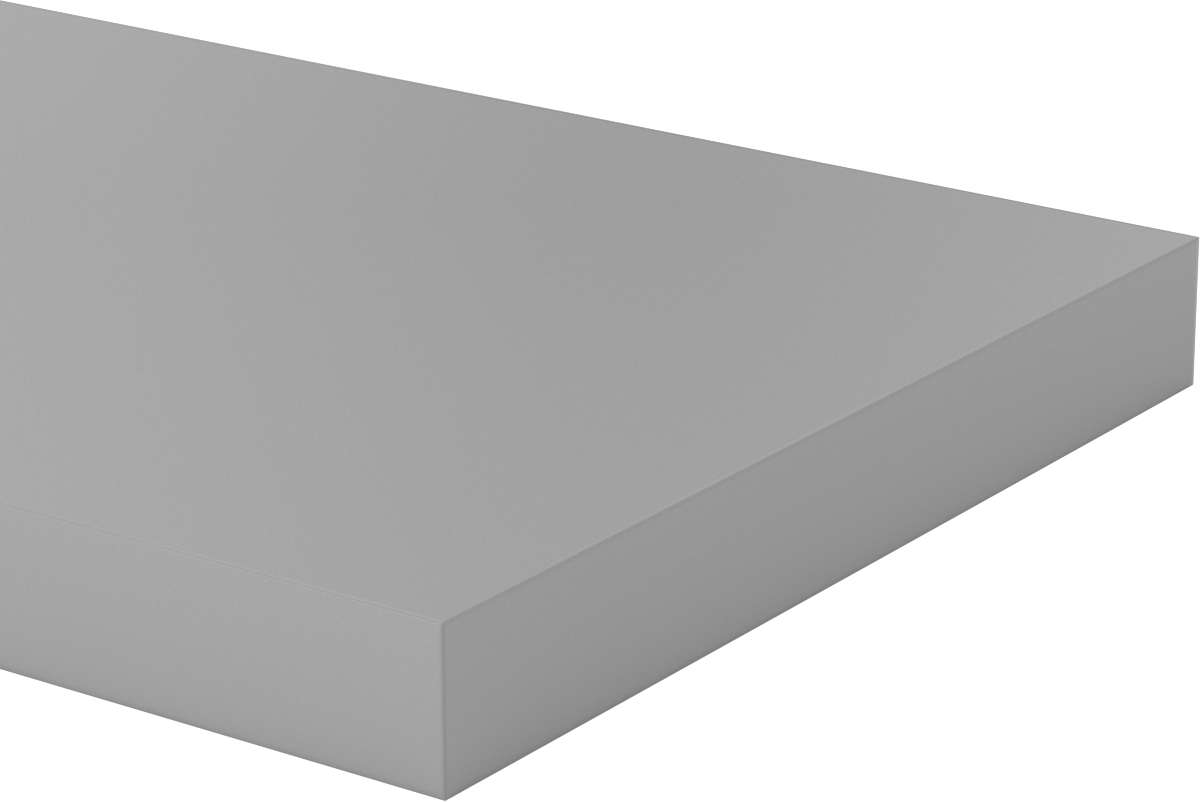 Yağ Dolgulu Kaygan UHMW Polietilen Levha, 12" x 36" x 1-1/2"