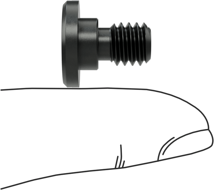 Çıkarılabilir Matkap Burçları için Kilit Vidası, Yarık, 5/16", 1/2“ ve 3/4” Burç Dış Çapı
