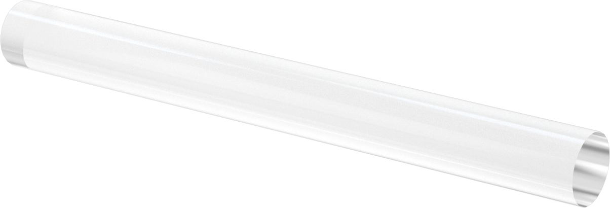Borosilikat Cam Çubuk, 1-1/4" Çap, 12" Uzunluk