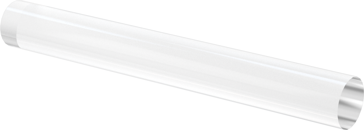 Borosilikat Cam Çubuk, 1-1/2" Çap, 12" Uzunluk