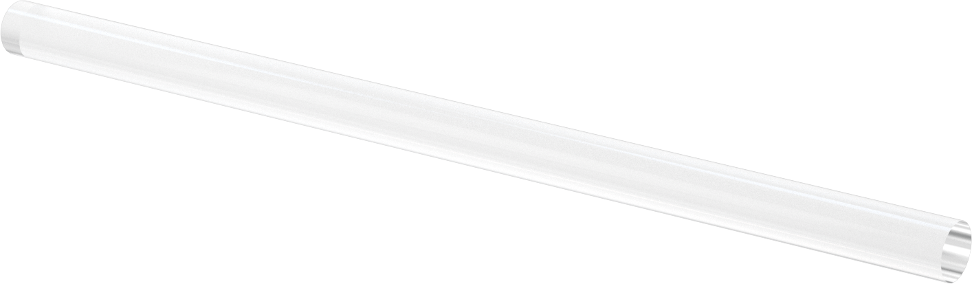 Borosilikat Cam Çubuk, 1-1/4" Çap, 24 inç Uzunluk