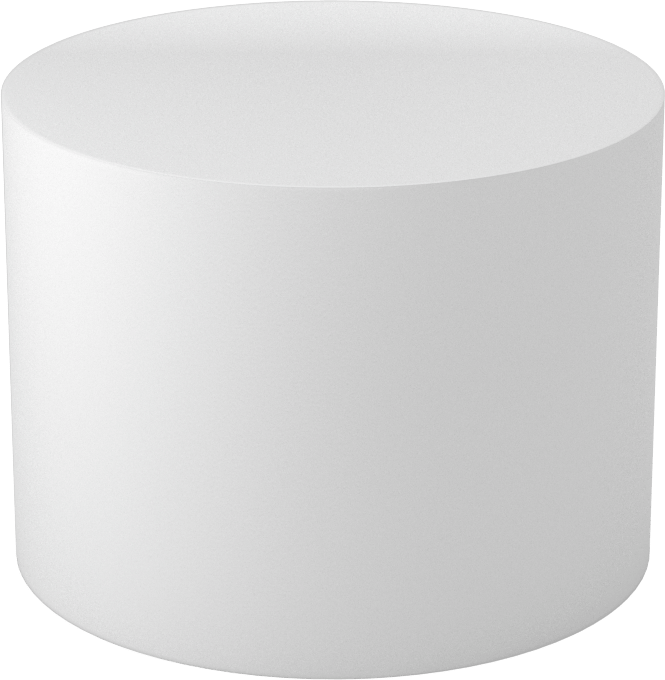 Asetal Disk, Beyaz, 4" Çap, 3" Uzunluk