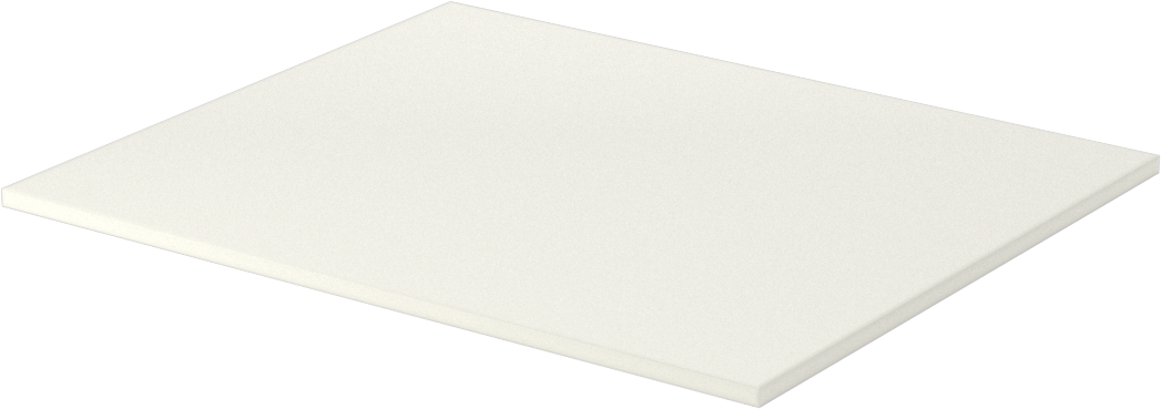 Elektrik Yalıtımlı Bor Nitrür Seramik, 5“ x 6” Levha, 1/8" Kalınlık