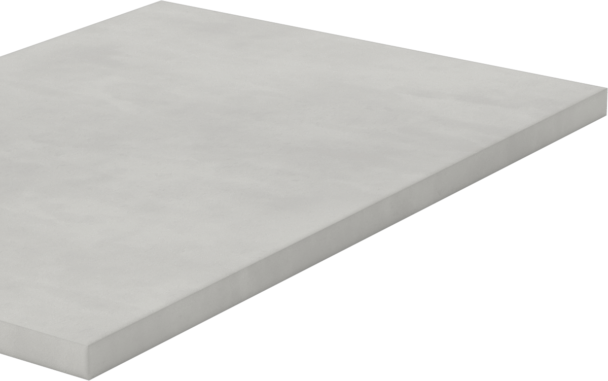 Kolay İşlenebilir Cam-Mika Seramik, -330° ila 930°F, 10“ x 14” Levha, 1/2" Kalınlık