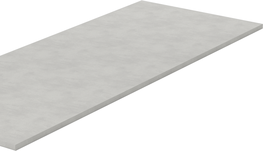 Kolay İşlenebilir Cam-Mika Seramik, -330° ila 930°F, 2“ x 5” Levha, 1/16" Kalınlık