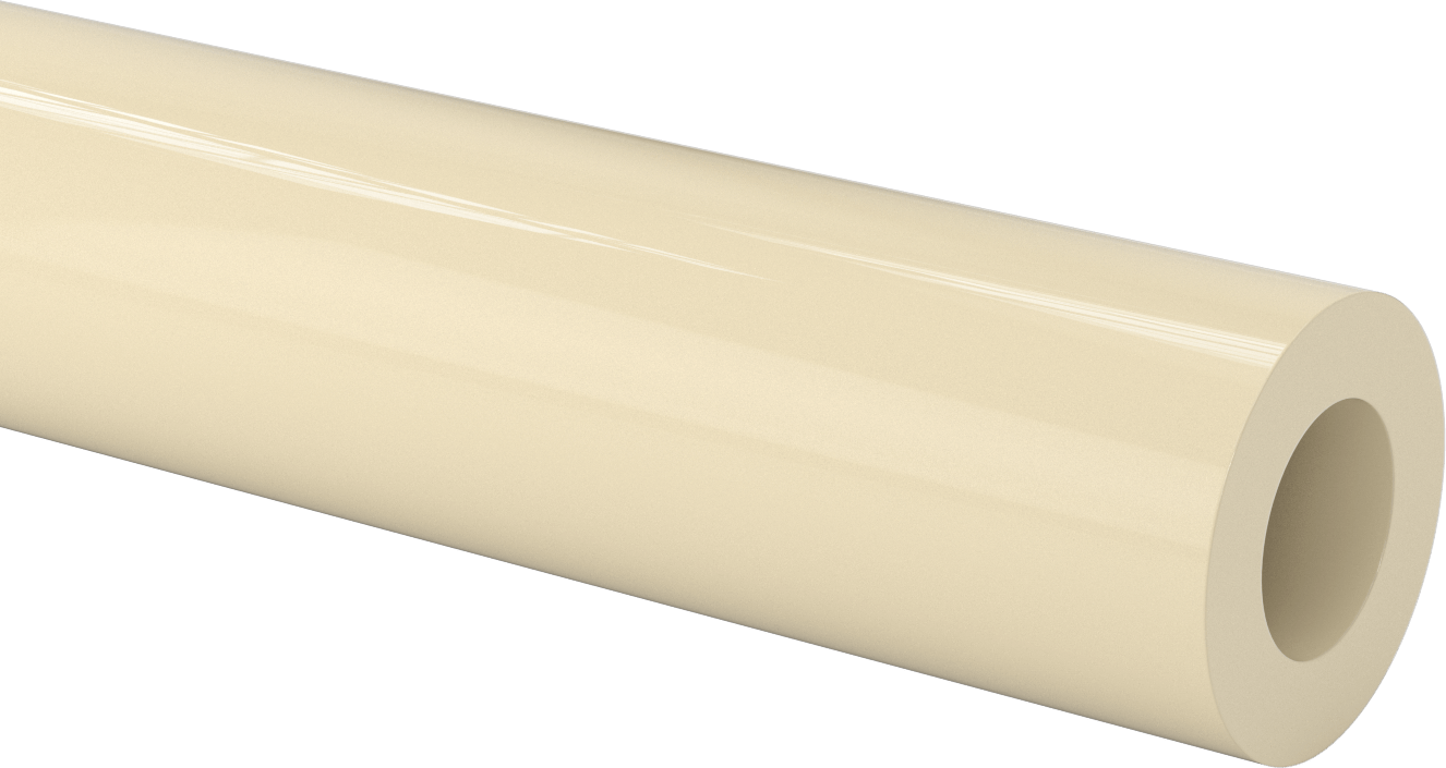İşlenmesi Kolay Aşınmaya Dayanıklı Döküm Naylon Boru, 4-1/2" OD, 2-1/2" ID