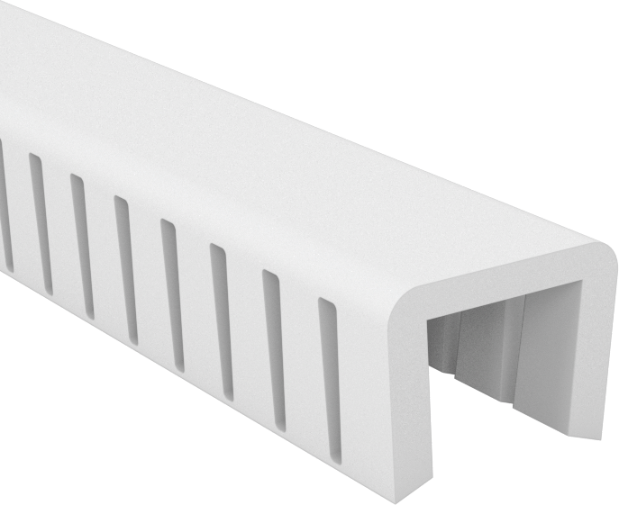 Polietilen Plastik Kenar Çıtası, Ekstra Esnek, 1/4“ Genişlik x 15/64” İç Yükseklik
