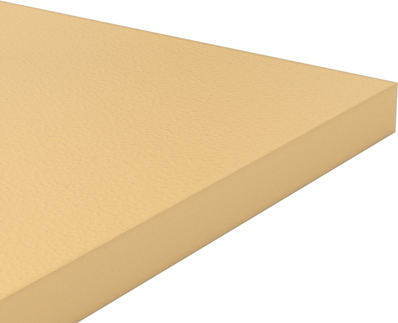 Kevlar Dolgulu Aşınmaya Dayanıklı Naylon Levha, 6" x 6" x 3/8"