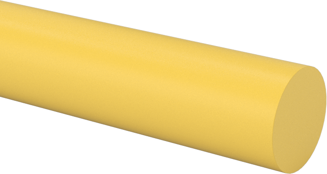 Kevlar Dolgulu Aşınmaya Dayanıklı Naylon Çubuk, 1/4" Çap
