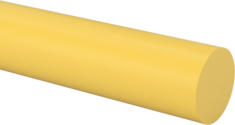 Kevlar Dolgulu Aşınmaya Dayanıklı Naylon Çubuk, 3/4 inç Çap