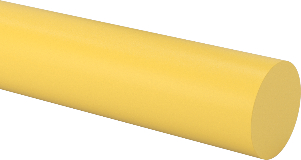 Kevlar Dolgulu Aşınmaya Dayanıklı Naylon Çubuk, 2 inç Çap