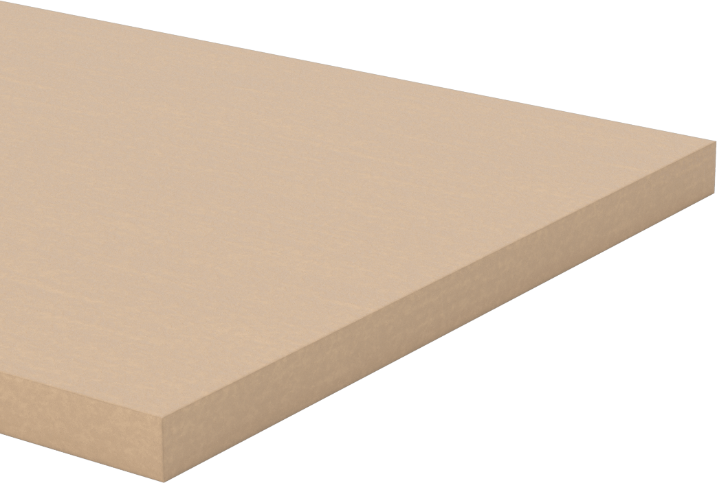 HDPE Sentetik Ahşap, Kahverengi, 1/2“ x 8” x 6 Fit Uzunluk