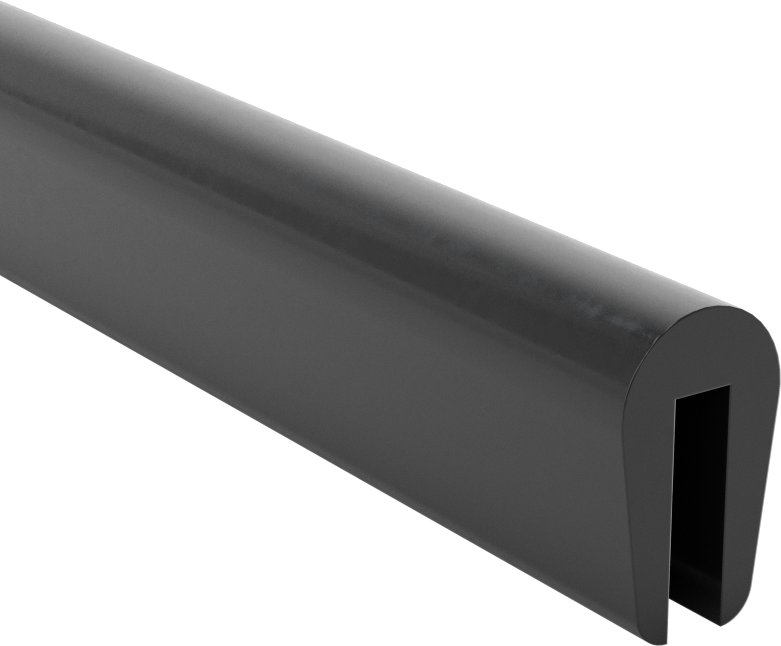 Neopren Kauçuk Kenar Çıtası, 1/8“ Genişlik x 15/32” İç Yükseklik
