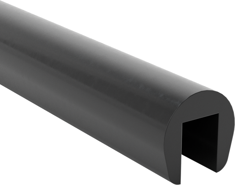 Neopren Kauçuk Kenar Çıtası, 5/16“ Genişlik x 7/16” İç Yükseklik