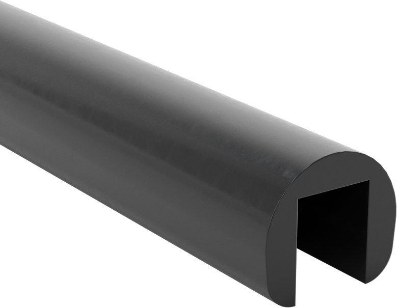 Neopren Kauçuk Kenar Çıtası, 3/8“ Genişlik x 15/32” İç Yükseklik