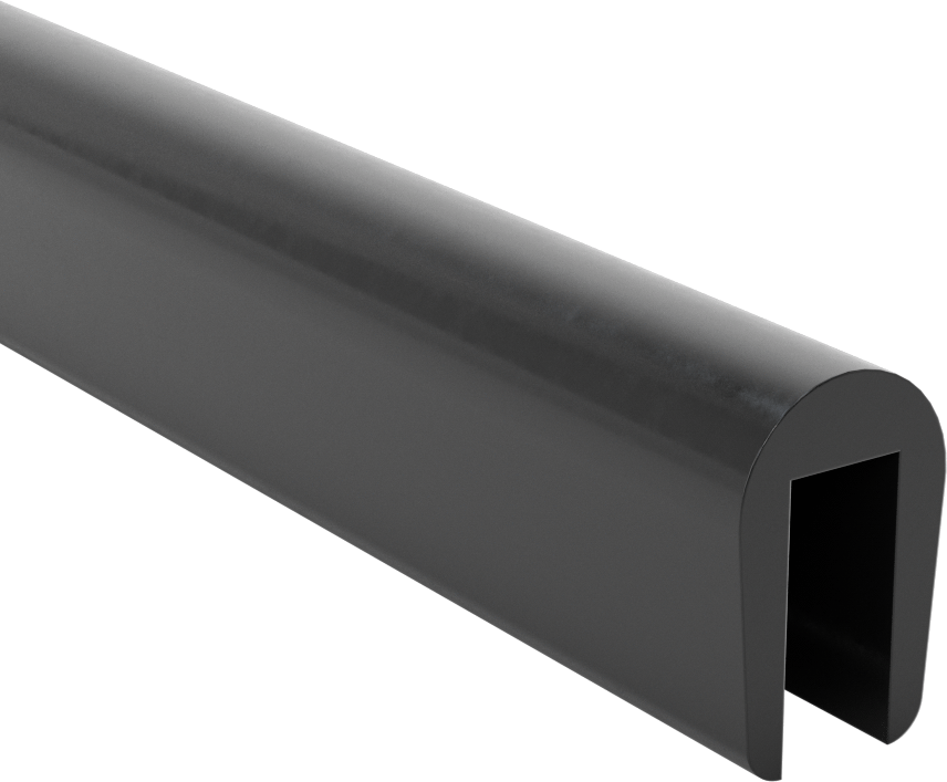 Neopren Kauçuk Kenar Çıtası, 5/16“ Genişlik x 3/4” İç Yükseklik