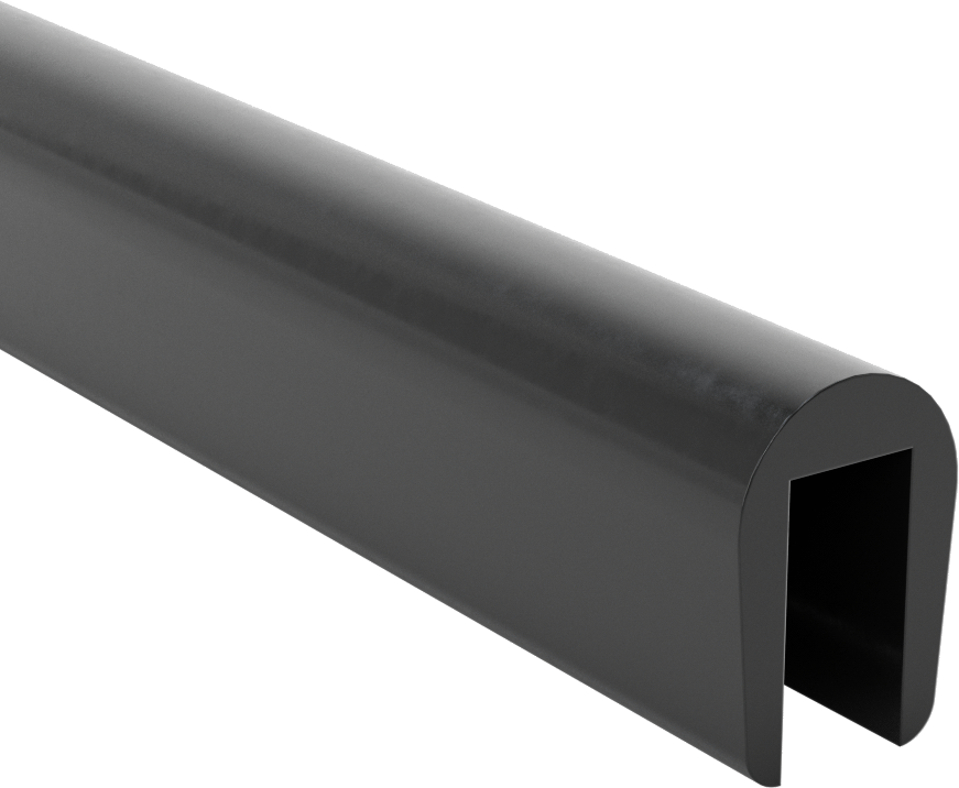 Neopren Kauçuk Kenar Çıtası, 3/8“ Genişlik x 25/32” İç Yükseklik