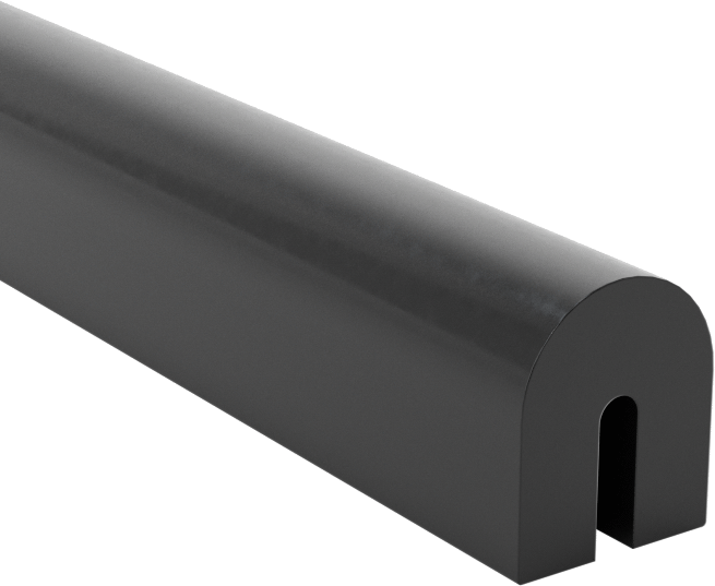 Neopren Kauçuk Kenar Çıtası, 1/32“ Genişlik x 1/8” İç Yükseklik