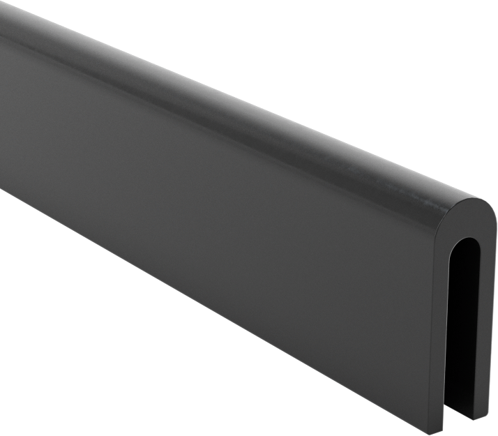 Neopren Kauçuk Kenar Çıtası, 1/16“ Genişlik x 5/16” İç Yükseklik
