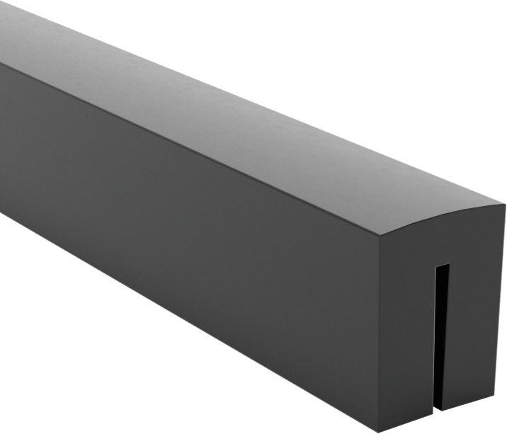 Neopren Kauçuk Kenar Çıtası, 1/32“ Genişlik x 9/32” İç Yükseklik