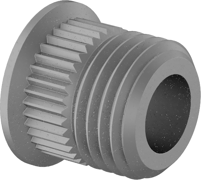 İnce Metal için Çıkarılabilir Matkap Burcu, 0.2813" ID, 1/2" OD, 1/2"-20 Diş Boyutu