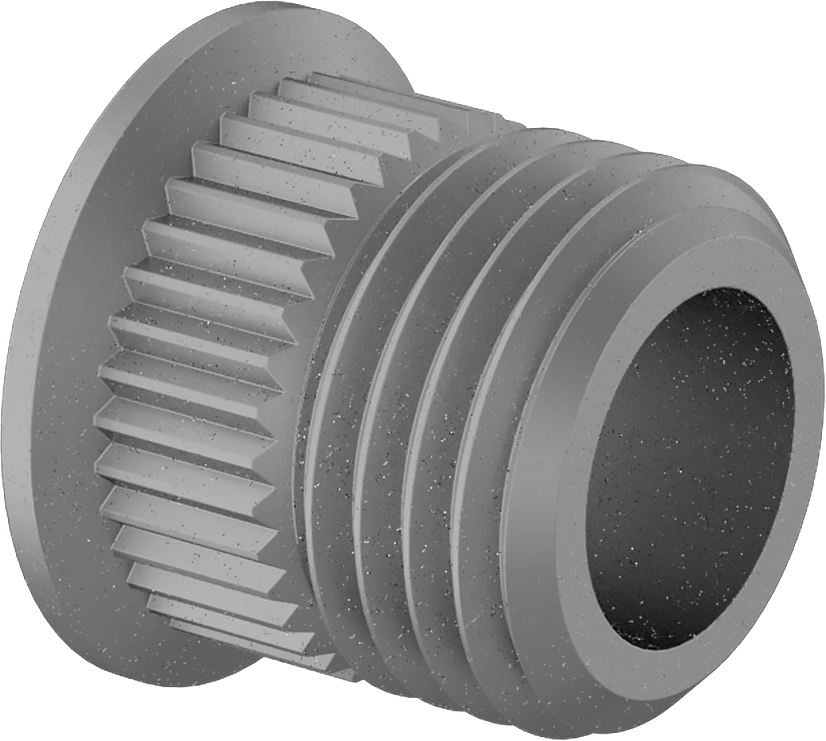 İnce Metal için Çıkarılabilir Matkap Burcu, 0.3125" ID, 1/2" OD, 1/2"-20 Diş Boyutu