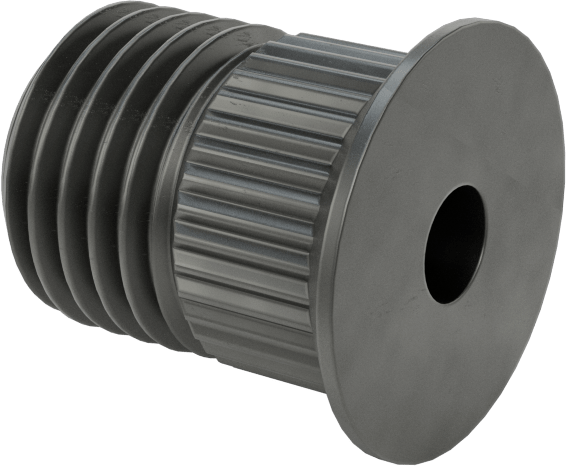 İnce Metal için Çıkarılabilir Matkap Burcu, 0.128" ID, 3/8" OD, 3/8"-24 Diş Boyutu