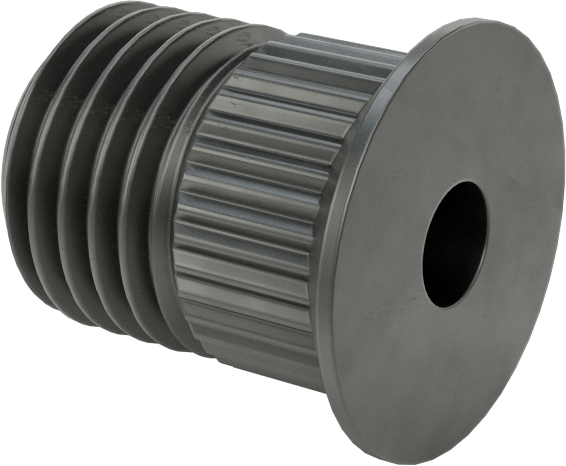 İnce Metal için Çıkarılabilir Matkap Burcu, 0.136" ID, 3/8" OD, 3/8"-24 Diş Boyutu