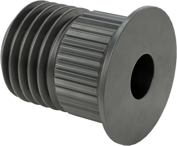 İnce Metal için Çıkarılabilir Matkap Burcu, 0.157" ID, 3/8" OD, 3/8"-24 Diş Boyutu