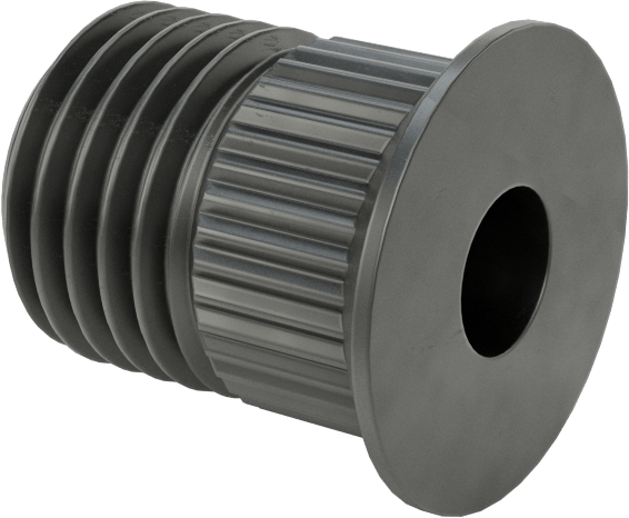 İnce Metal için Çıkarılabilir Matkap Burcu, 0.166" ID, 3/8" OD, 3/8"-24 Diş Boyutu
