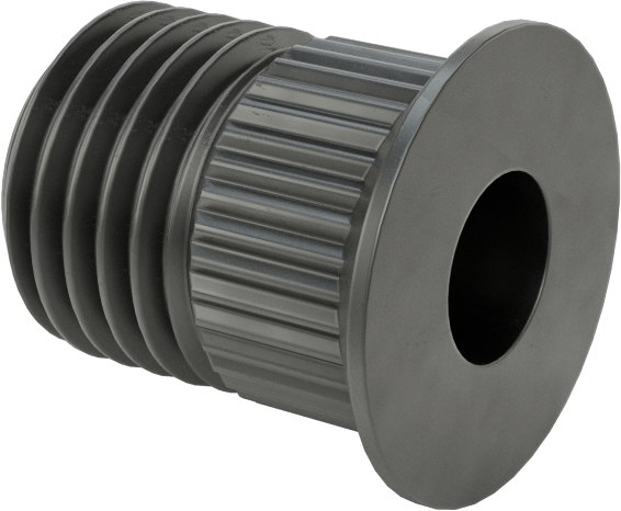 İnce Metal için Çıkarılabilir Matkap Burcu, 0.191" ID, 3/8" OD, 3/8"-24 Diş Boyutu