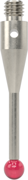 Renishaw Prob İğnesi, Yakut Top Uçlu, M3 x 0.5 mm, Model Numarası A-5000-3553