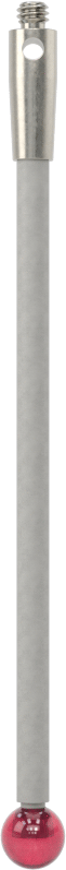 Renishaw Prob İğnesi, Yakut Top Uçlu, M2 x 0.4 mm, Model Numarası A-5003-0065