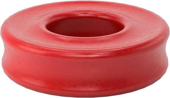 X-Profil Yüksek Sıcaklık Silikon O-Ring, 1/16 Kesirli Genişlik, Dash Numarası 006