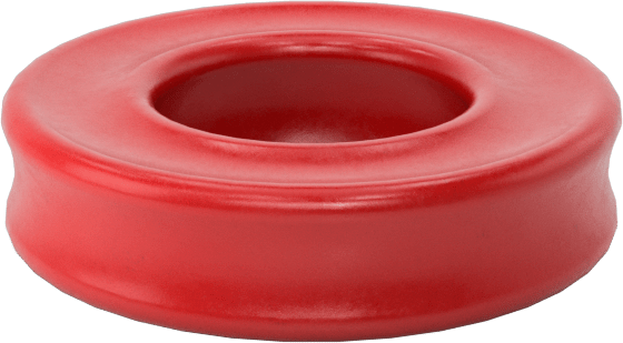 X-Profil Yüksek Sıcaklık Silikon O-Ring, 1/16 Kesirli Genişlik, Dash Numarası 007