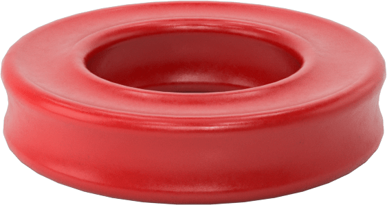 X-Profil Yüksek Sıcaklık Silikon O-Ring, 1/16 Kesirli Genişlik, Dash Numarası 008