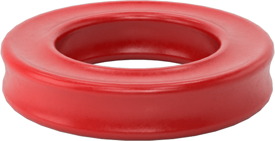 X-Profil Yüksek Sıcaklık Silikon O-Ring, 1/16 Kesirli Genişlik, Dash Numarası 009