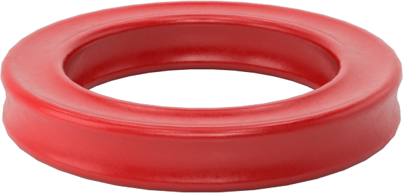 X-Profil Yüksek Sıcaklık Silikon O-Ring, 1/16 Kesirli Genişlik, Dash Numarası 011