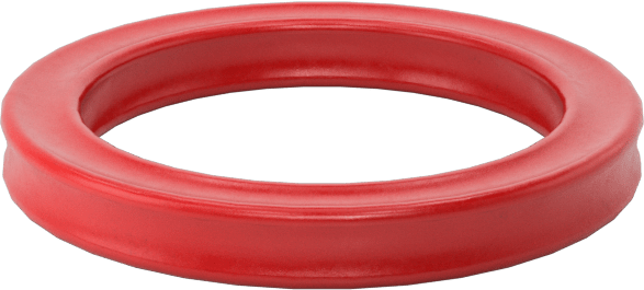 X-Profil Yüksek Sıcaklık Silikon O-Ring, 1/16 Kesirli Genişlik, Dash Numarası 013
