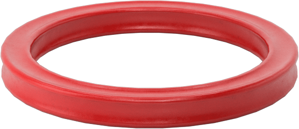 X-Profil Yüksek Sıcaklık Silikon O-Ring, 1/16 Kesirli Genişlik, Dash Numarası 015